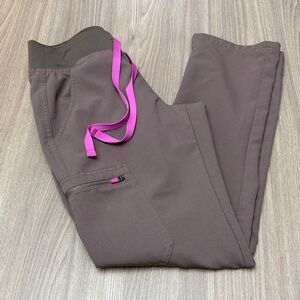 FIGS Yola Skinny Scrub Pant Smokey Taupe PO# 3915 XXSmall Petite